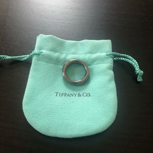 Tiffany & Co Ruthenium Ring Elsa Peretti Doughnut